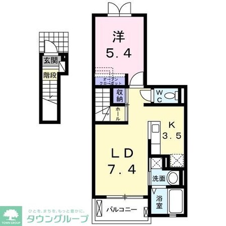 アンジュ アルモニーの物件間取画像